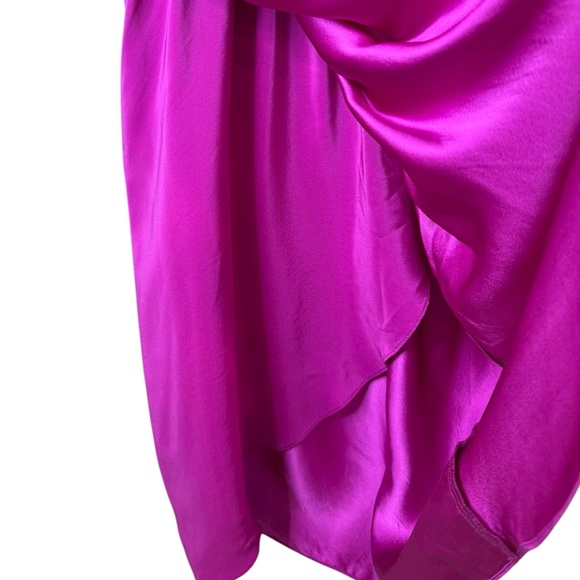 Amanda Uprichard 100% Silk size Small in a bright fuchsia - Picture 4 of 12